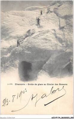 AJIP7-74-0719 - CHAMONIX - grotte de glace au glacier des bossons