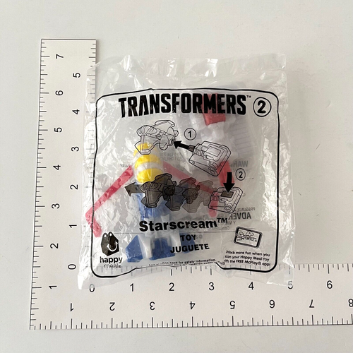 McDonalds Transformers Bumblebee Racer & Starscream Cyberverse Happy Meal Toys - Picture 3 of 7