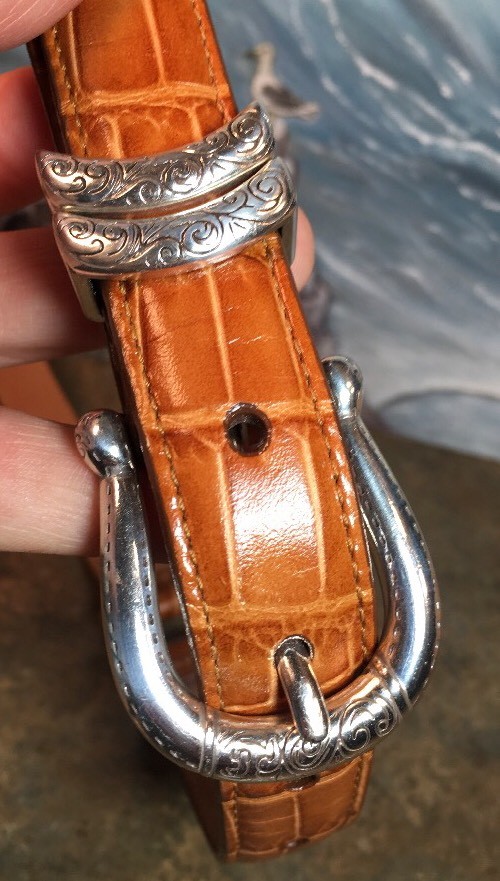 CEINTURE LARGE WESTERN EN CUIR CROCO - THE KOOPLES pour FEMME