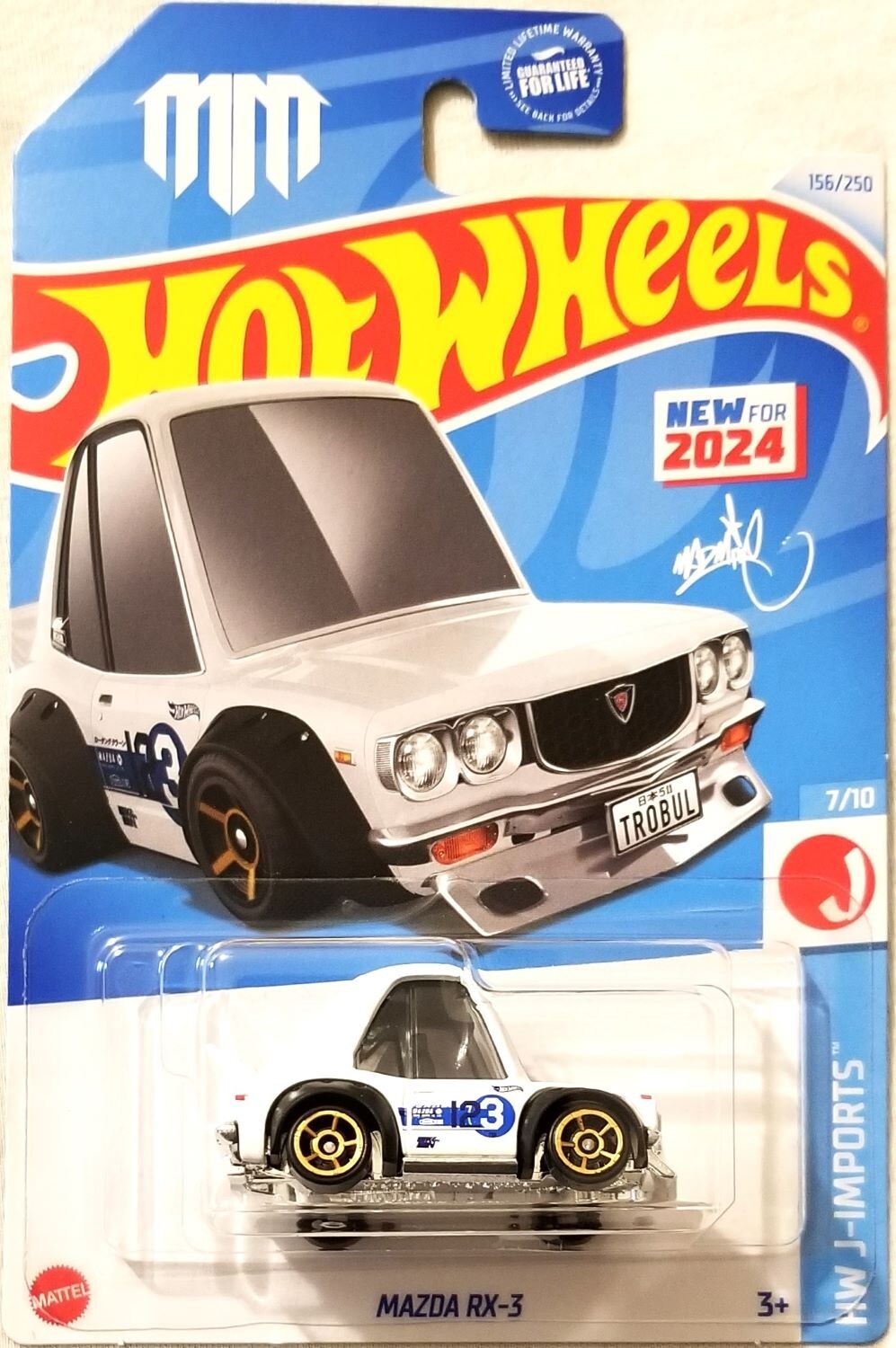Hot Wheels - 2024 HW J-Imports 7/10 Mazda RX-3 156/250 (BBHTD77)