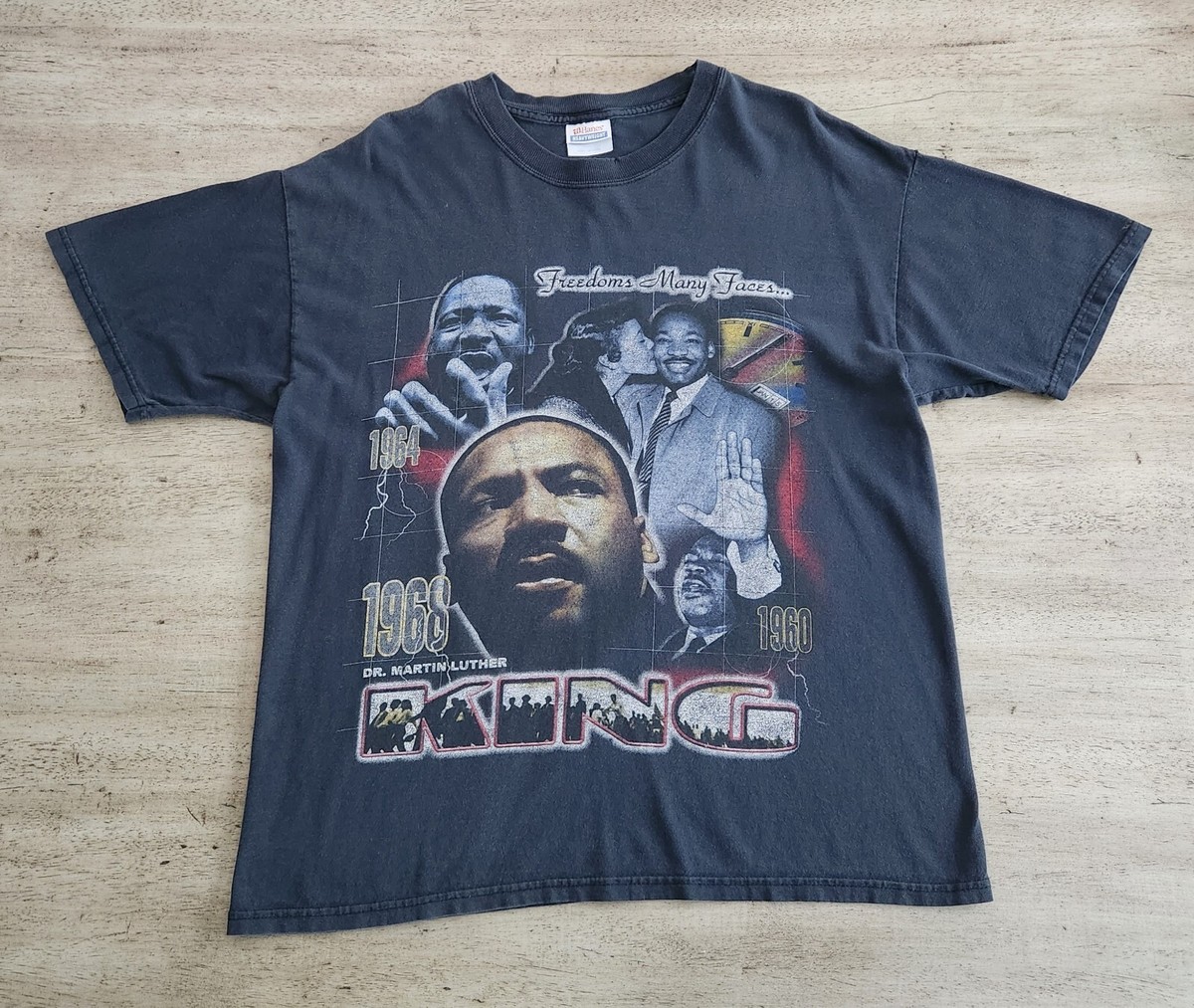 Vintage 00s Martin Luther King MLK Rap Tee T-shirt L Double Vintage 00s Martin Luther King MLK Rap Tee T-shirt L Double