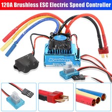 120A Brushless ESC Set Electric Speed Controller Accessories for 1/8 1/10 RC Car
