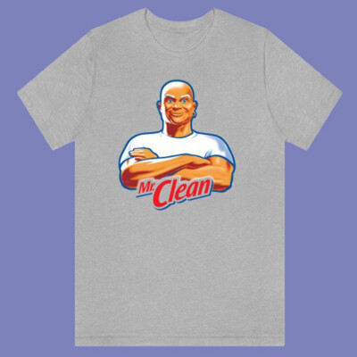 Mr. Clean Men's Grey Size S-3XL | eBay