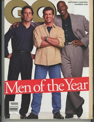 GQ Magazine November 1996 with Michael Jordan, Jerry Seinfeld