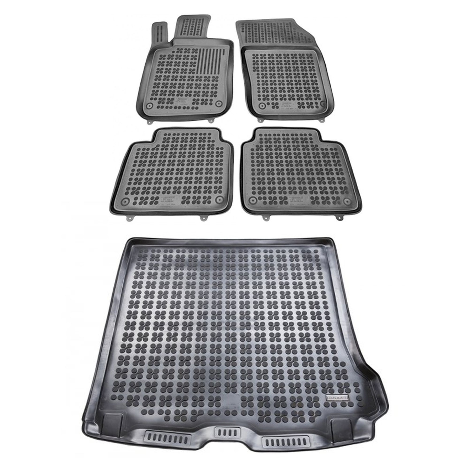 Tapis de sol haut de gamme Volvo V90 II finition surjet sobre et élégante