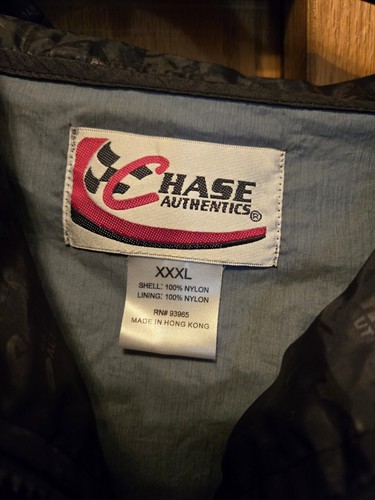 Tony Stewart #20 Chase Authentics NASCAR 3XL Windbreaker Jacket - Picture 3 of 8