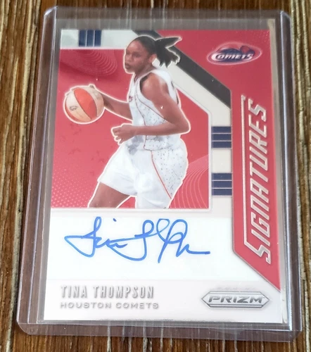 Tina Thompson 2020 Panini Prizm WNBA Signatures AUTO COMETS🔥🔥🔥