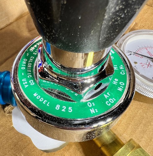 NEW Harris Calorific Gas Regulator 825 welding pressure gauge - Picture 3 of 3