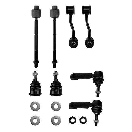 Front Control Arm w Ball Joints Tie Rod End Sway Bar For 2002-2004 Jeep Liberty - Picture 6 of 11