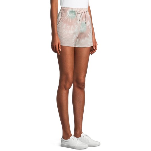 Wild Skye Women's Juniors High Rise Elastic Shorts 2-Pack, Small - Picture 8 of 11