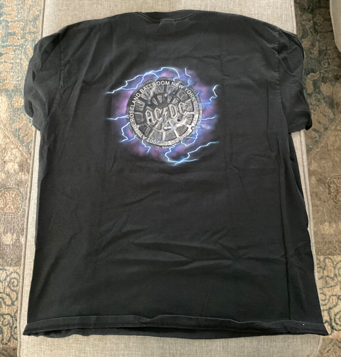 2003 Vintage AC/DC - Roseland Ballroom New York Club Concert T 