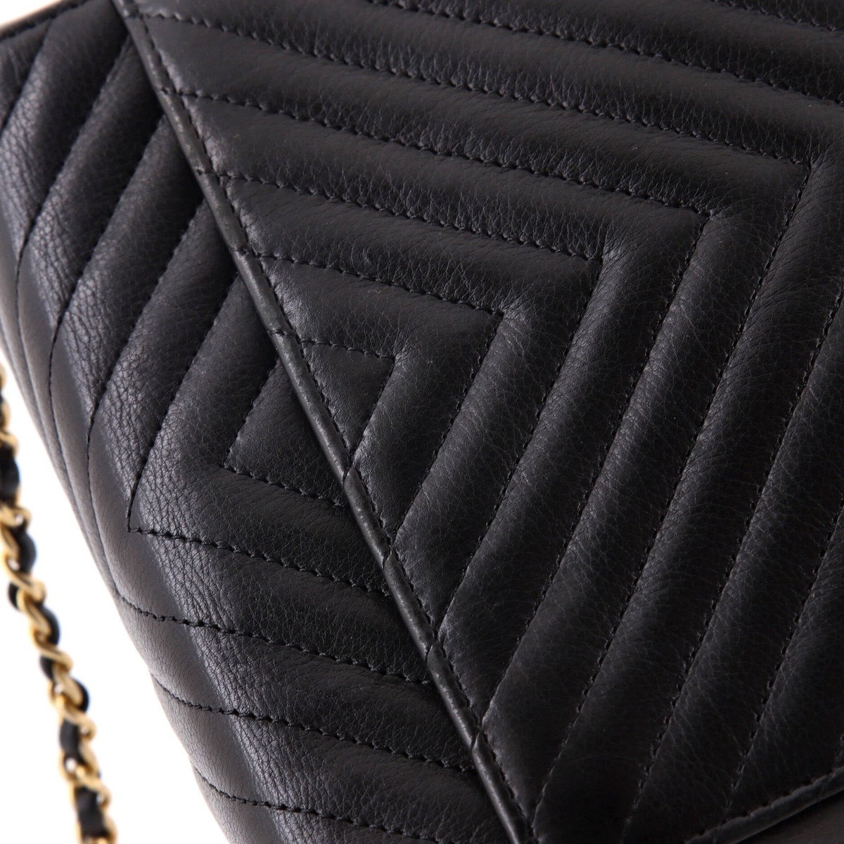 Chanel Rock the Corner Minaudiere Chevron Calfskin | eBay