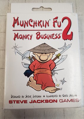 Munchkin Fu 2 Monky Business board game 1st Edition 4th Printing