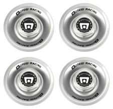 4x Motegi Racing Ff7 Mr237 2pc Threaded Wheel Center Caps Gloss Silver 5-58 4x Motegi Racing Ff7 Mr237 2pc Threaded Wheel Center Caps Gloss Silver 5-58