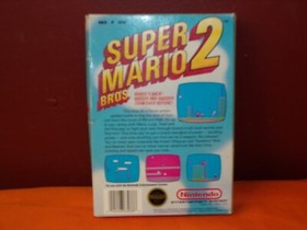 Nintendo NES Super Mario Bros. 2 GAME & BOX W/ Circle Seal - TESTED & WORKS !