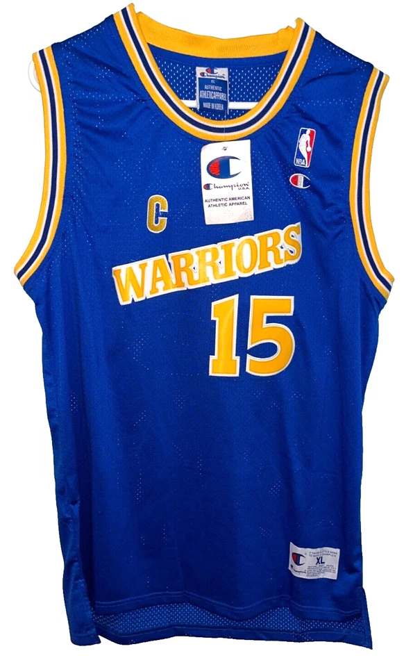 Camiseta Latrell Sprewell Golden State Warriors Champion XL Azul Nueva con Etiquetas RARA De Colección Foto 2 de 4