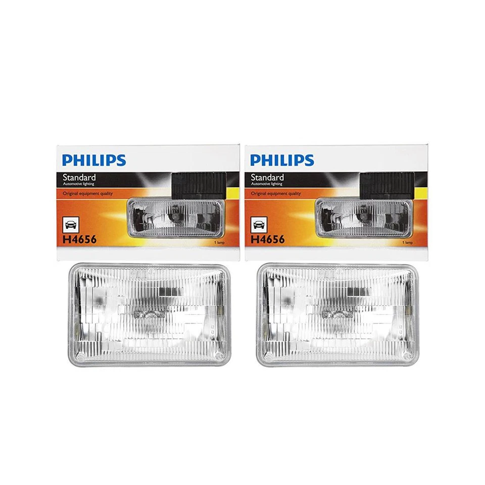 2 PCS Philips Headlight Bulb For 1980-1985 American Motors Eagle Low Beam - Image 2 of 4