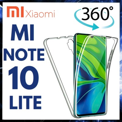 COVER 360 Per XIAOMI MI NOTE 10 LITE CUSTODIA FRONTE RETRO TRASPARENTE SILICONE - Foto 13