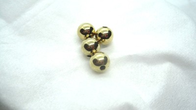 10mm- 14 karat 6 beads gold filled beads-make jewelry!