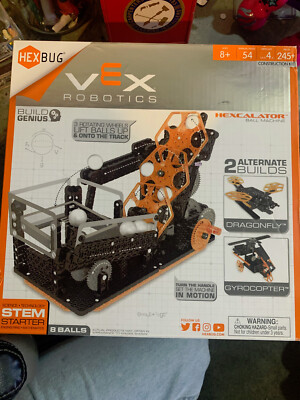 HEX BUG VEX ROBOTICS '' HEXCALATOR BALL MACHINE '' BUILD THREE WAYS, NO. 4026