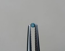 1mm Blue natural diamond loose faceted round for Jewelry and Crafts