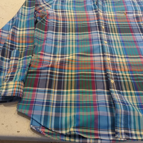 Polo Ralph Lauren Mens Dress Shirt Classic Long Sleeve Size XL Multicolor NEW - Picture 5 of 14