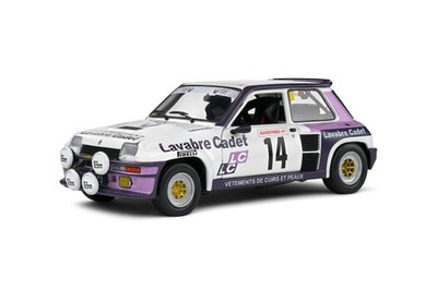 Renault 5 Turbo Rallye Lyon Charbonniere #14 weiß 1:18 Modellauto Solido 4211863