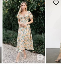 BALTICBORN Tribe Calling floral midi dress