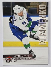 2022-23 Upper Deck Fleer Ultra - Rookies Andrei Kuzmenko #205 Silver Foil (RC)