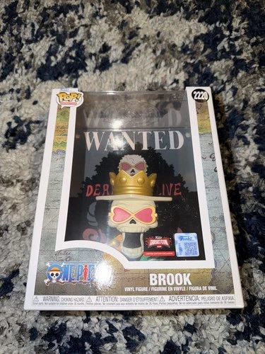 Funko POP! One Piece Wanted Poster BROOK Limited Edition #2220  *New Ships Now*