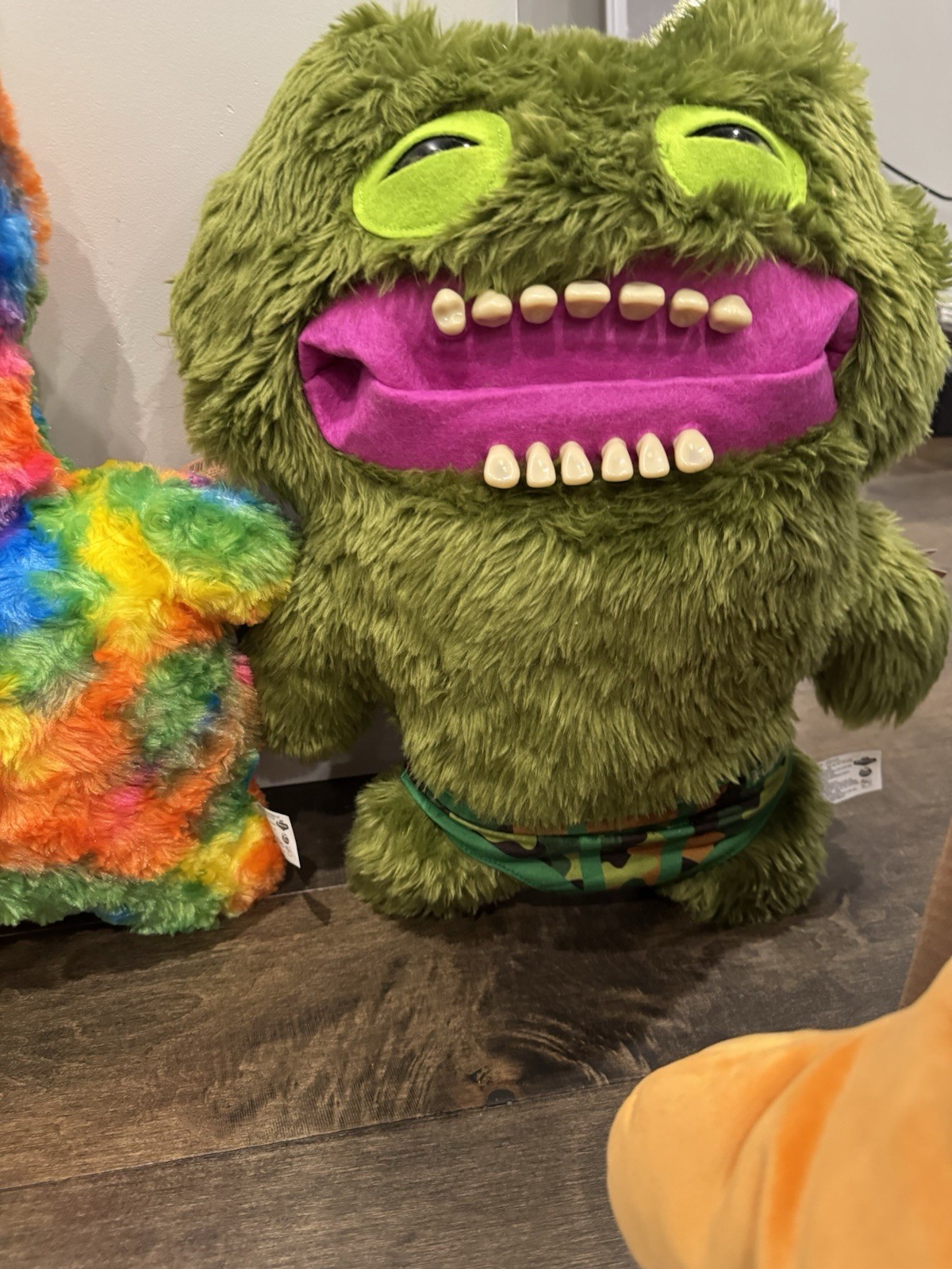 Fuggler Bigg Fugg XL 18” Set Of 6  Monster Plush w/ Teeth Jumbo Limited Edition