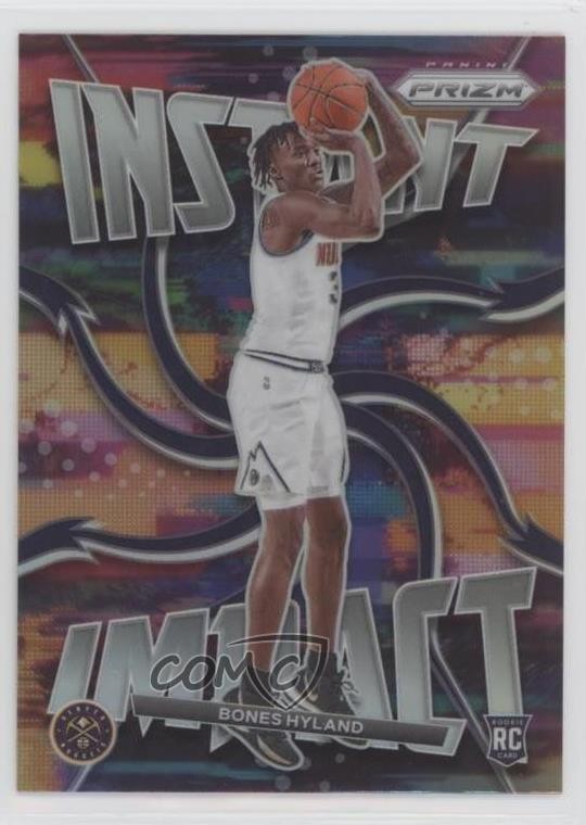 2021-22 Panini Prizm Instant Impact Silver Prizm Bones Hyland #6 01sb