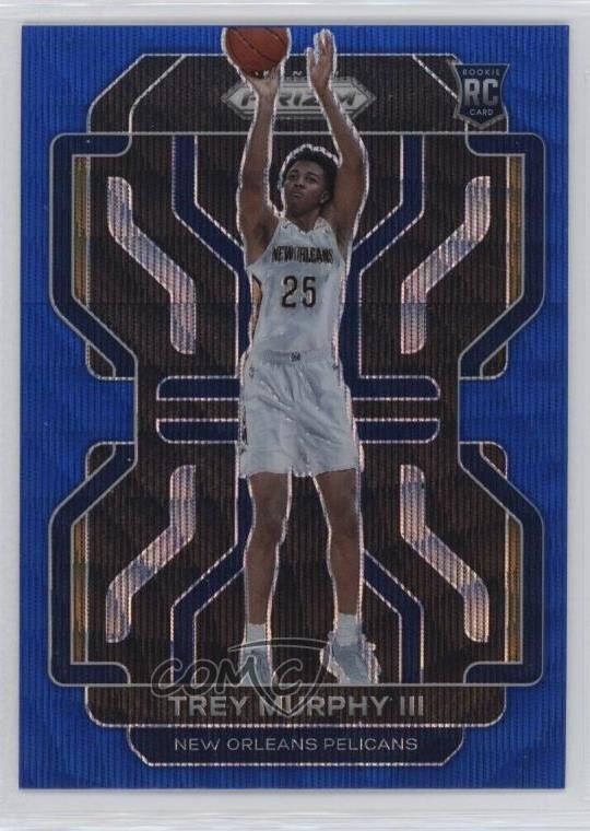 2021-22 Panini Prizm Blue Wave Prizm Trey Murphy III #288 0jv5