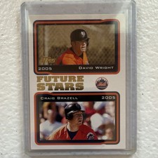Topps 2005 Future Stars David Wright Craig Brazell New York Mets #330