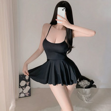 Women's Sexy-Lingerie Babydoll G-string Sleepwear Underwear Mini Dress Nightwear
