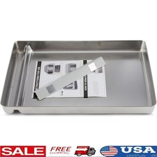 Stainless Steel Cat Litter Tray Odor Resistant Easy Clean PetSafe Compatibility