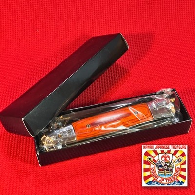 Taktischer automatischer Switchblade Haarkamm Stiletto-Stil Edelstahl Taschen...
