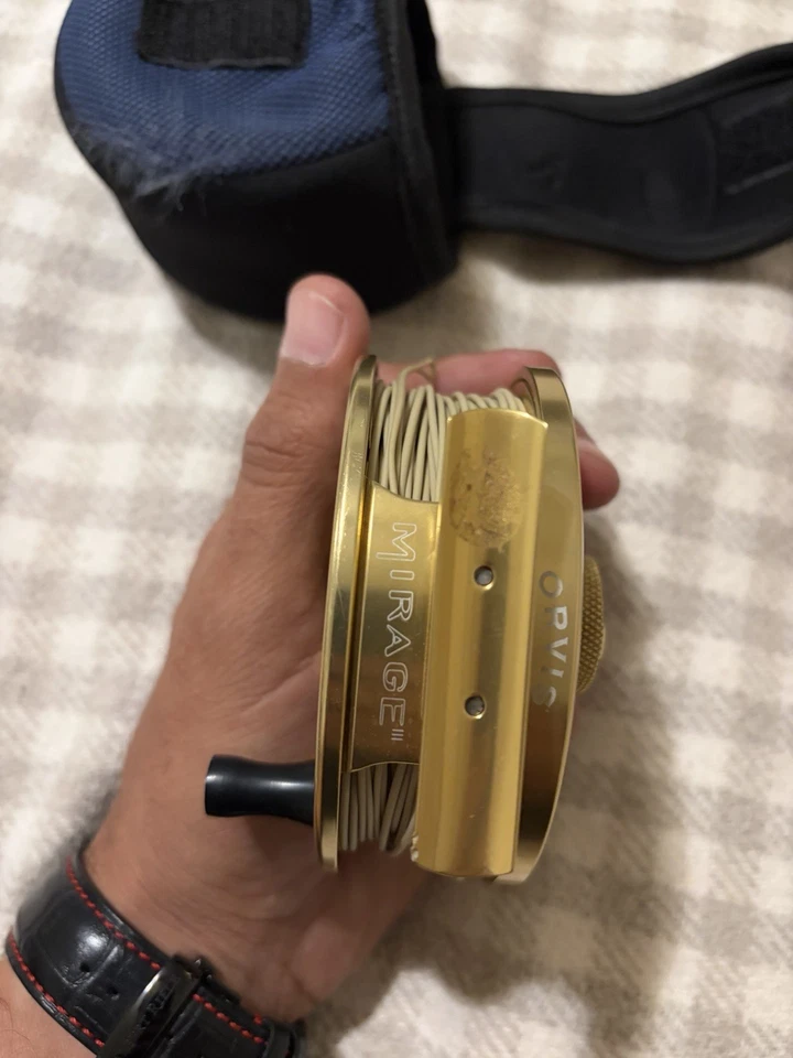 Carrete de pesca con mosca Orvis Mirage III dorado Foto 4 de 4