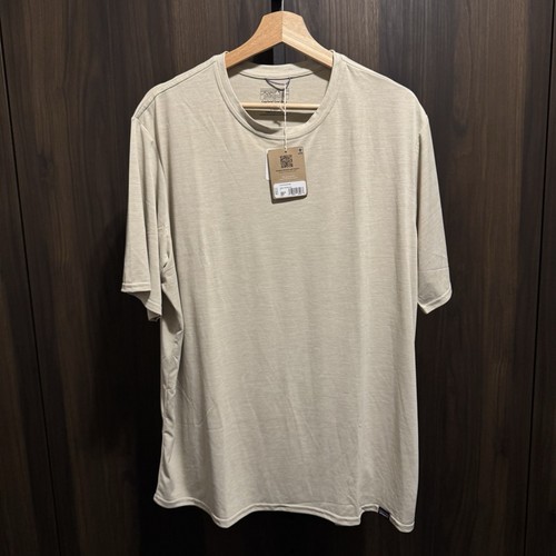 Patagonia Herren Capilene Cool Daily Shirt Bimsstein Dyno weiß X-Dye Gr. XL