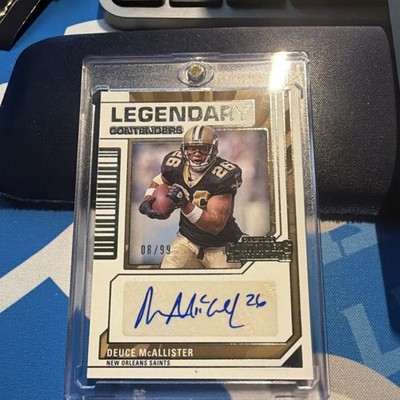 2023 Contenders Legendary Contenders Deuce McAllister /99 New Orleans Saints 