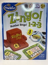 ThinkFun Zingo! 1-2-3 Number Bingo Game 4+ Ye...