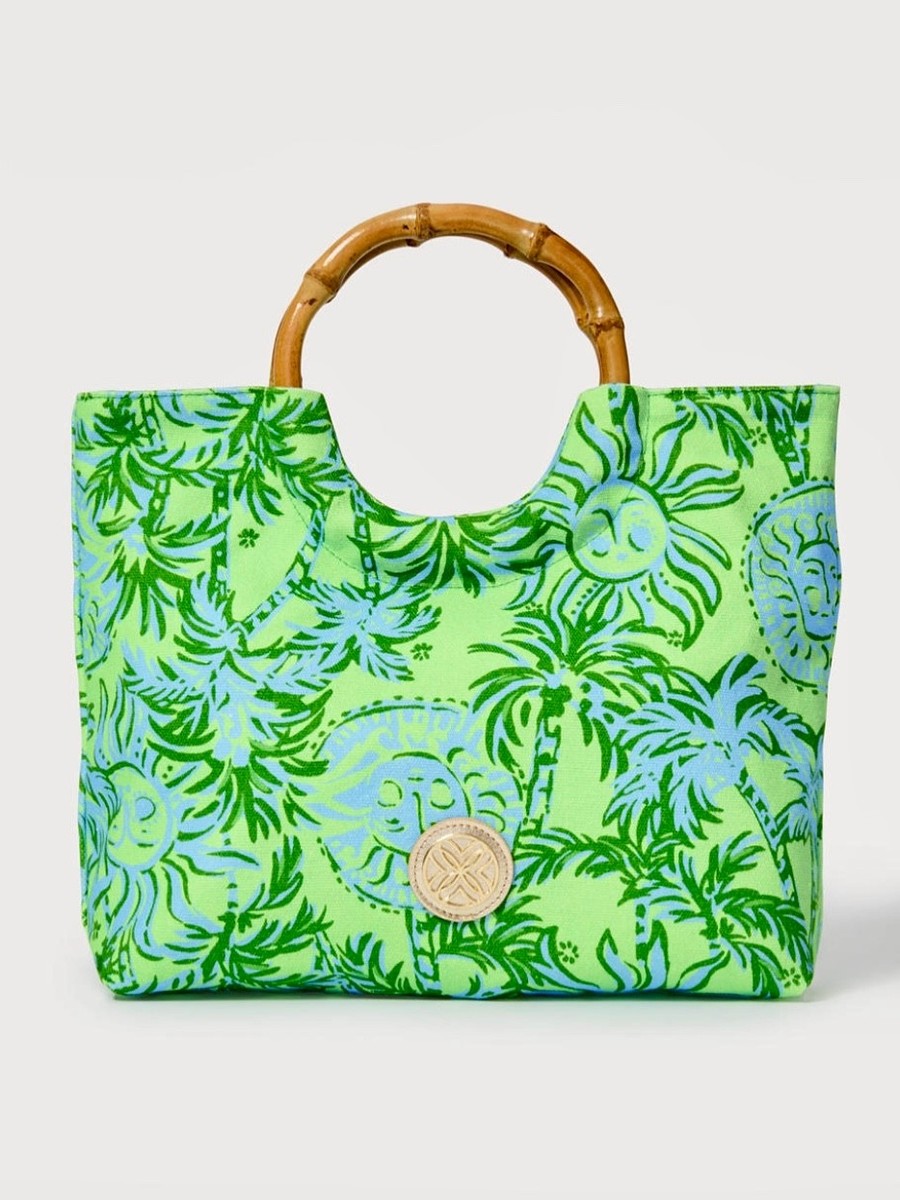 Lily様オーダー Lilly Pulitzer NWT Bamboo Bag Cool Mint Catchin Rays | eBay