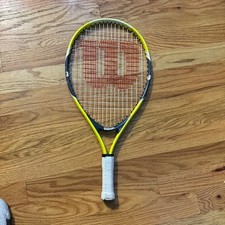 Wilson Tennis Racquet Junior 21 Inch Yellow Black Good Recreational Sport