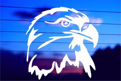 BALD EAGLE Vinyl Die Cut Vinyl Decal/ Bumper For Windows, Cars, Trucks, Laptops,