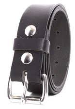 Men's Genuine Buffalo Leather Belt Heavy Duty Work 1.25 Made in America By Amish