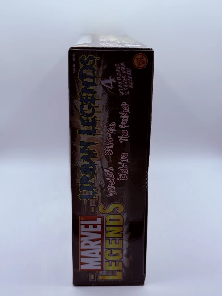 ToyBiz Marvel Legends Urban Legends 2003 4 Action Figure Set Spider-Man Punisher - Image 3 of 4