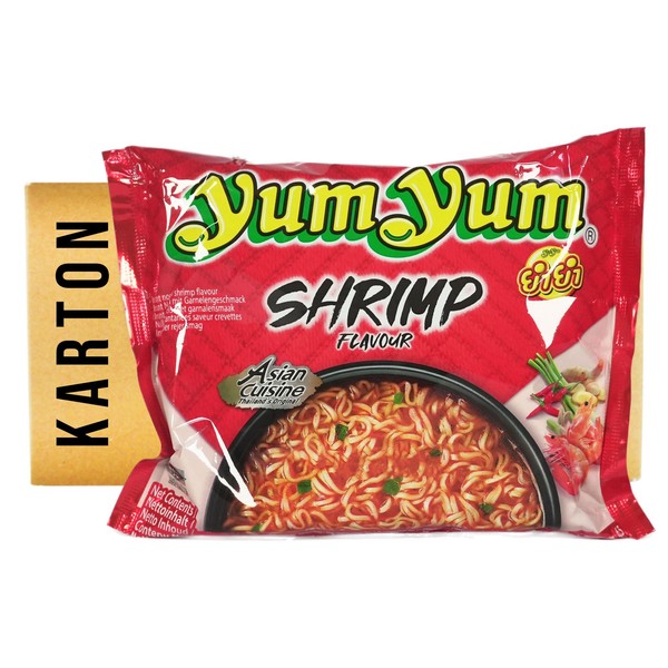 30X60G Yum Yum Instantnudel Shrimps Instant Nudelsuppe Shrimps Geschmack-image
