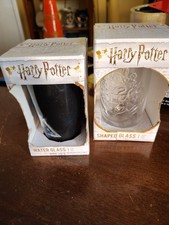 Harry Potter Shaped And Water Drinking Glasses 5" Paladone New See Disc 
