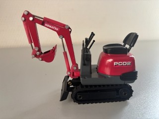 Komatsu Tracked Excavator PC02 in Red Ken Kraft K 001 1:21