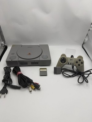 Sony PlayStation 1 PS1 SCPH 7502 Komplettset mit Controller Memory Card Kabel